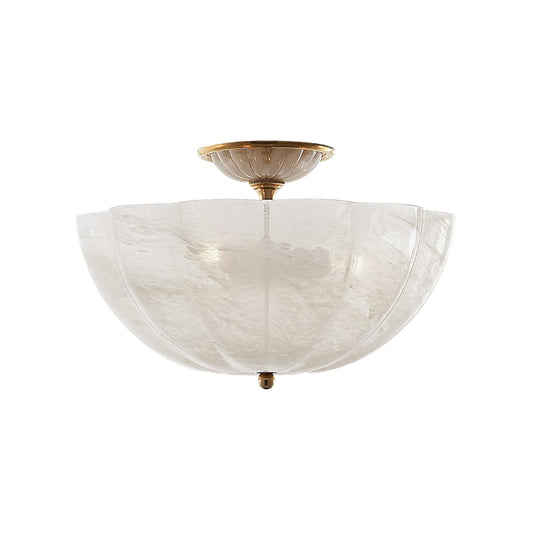 Rosehill semi-recessed ceiling light