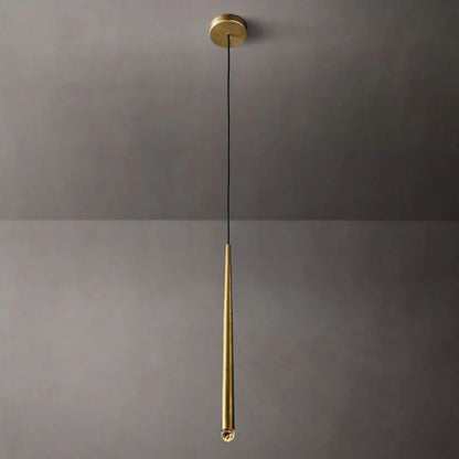 Vintage copper Nordic gold chandelier