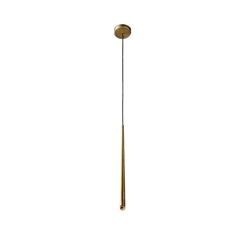 Vintage copper Nordic gold chandelier