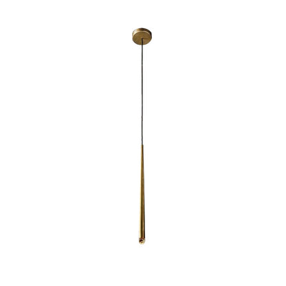 Vintage copper Nordic gold chandelier