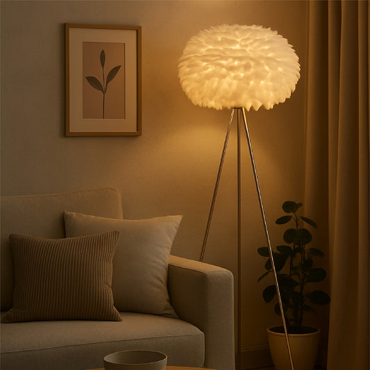 Feather Floor Lamp