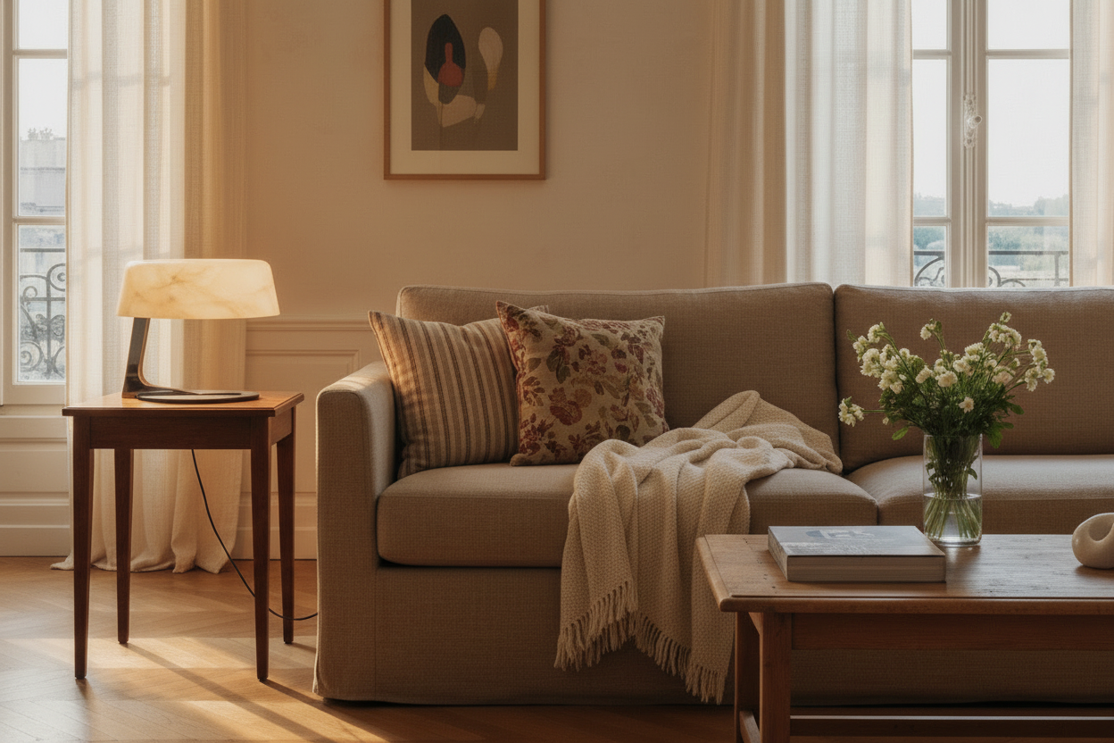 Parisian Living Room - Closer Crop