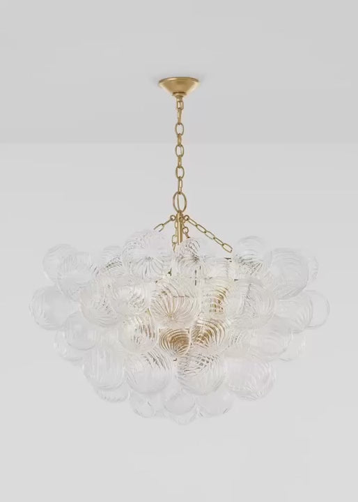Modern glass ball chandelier